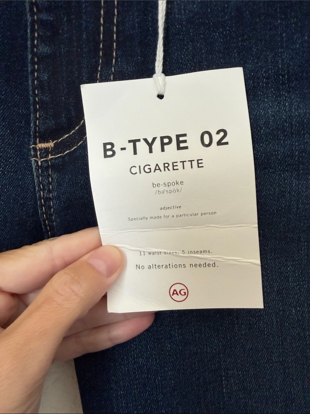 Ag Adriano Goldschmied B-Type 02 Cigarette - Picture 4 of 7